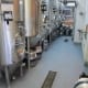 Urethane flooring installation at Bend Brewing