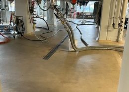 Epoxy brewery floors 10 years after original commercial install in Colorado