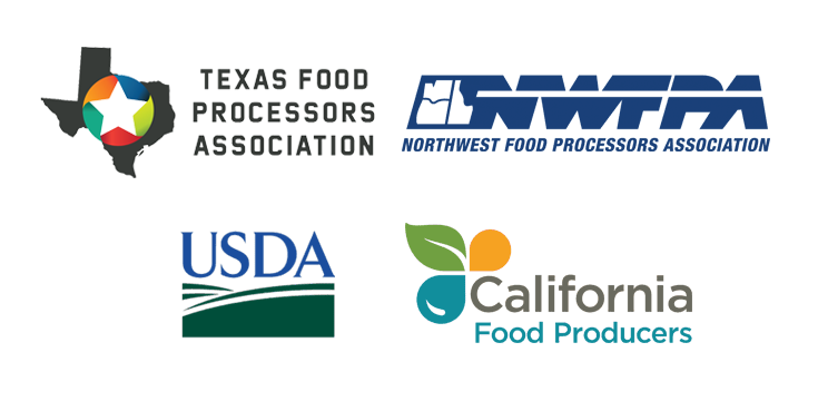 Food processing association badges