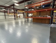 Drone Aircraft Manufacturing Facility Industrial Flooring Install in Washington State