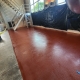 Epoxy flooring installation in Paso Robles California Brewery
