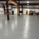 Epoxy flooring instillation at Drone Manufacturing
