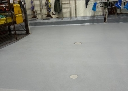 Epoxy flooring installation in Topeka Kansas Produce