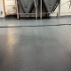 After Epoxy Flooring installation in Hamilton Montana Brewery