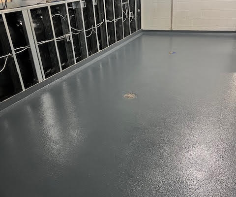 Epoxy flooring installation in Yakima Washington Brewery
