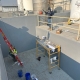 Epoxy flooring installation in Processing Waste Pit Washington