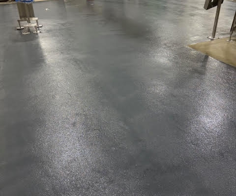 Epoxy flooring installation in Texas