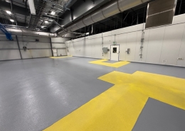 Epoxy flooring installation in Washington