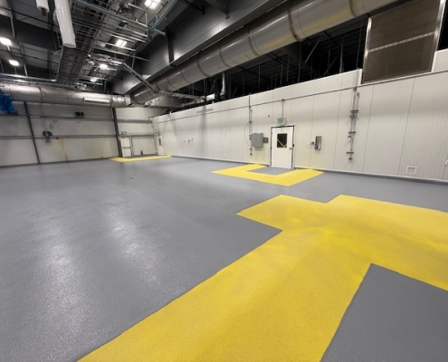 Epoxy flooring installation in Washington
