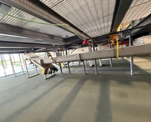 Epoxy flooring installation in Longview Washington Food Waste Recycling