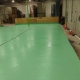 Epoxy flooring installation in Portland Oregon Coffee