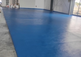 Epoxy flooring installation in Frisco Texas Brewery