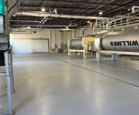 Epoxy flooring installation in Oregon