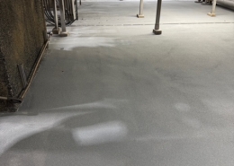 Epoxy flooring installation in Washington Potato processing